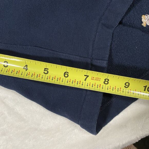 Abercrombie & Fitch A&F Soft Fleece Shorts Men's L Blue Drawstring Lounge Moose - Picture 6 of 8